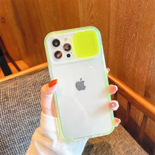 Slide Camera Cover Solide iPhone-Hülle